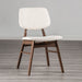Uzwil Side Chair (Set of 2) - Walnut/Beige
