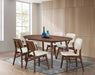 Uzwil 5 Pc Dining Table Set - Walnut