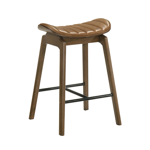 Silla altura mostrador Klamath (juego de 2) - nogal