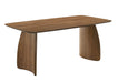 Alnwick 7 Pc Dining Table Set - Walnut/Beige
