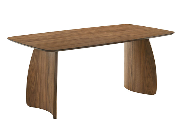 Alnwick 7 Pc Dining Table Set - Walnut/Beige