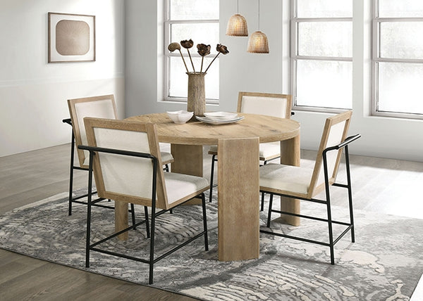 Edenbridge 5 Pc Dining Table Set - Oak
