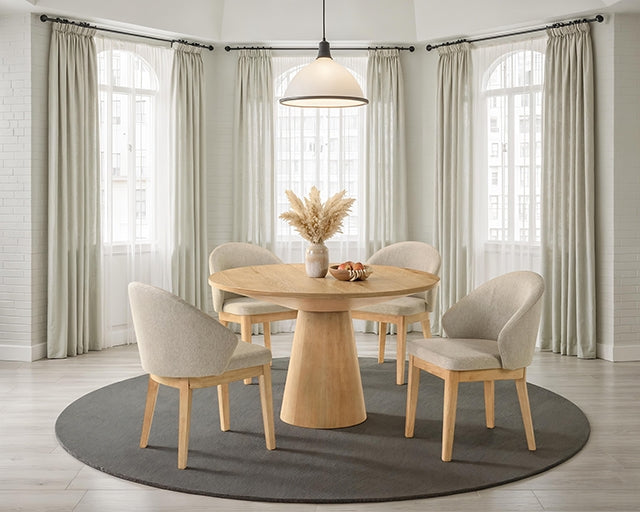 Tottenham 5 Pc Dining Table Set - Oak / 5 Pc. Dining Table Set (FM3222AK-RT-48-5PC23)