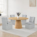 Tottenham 59" Round Table - Oak