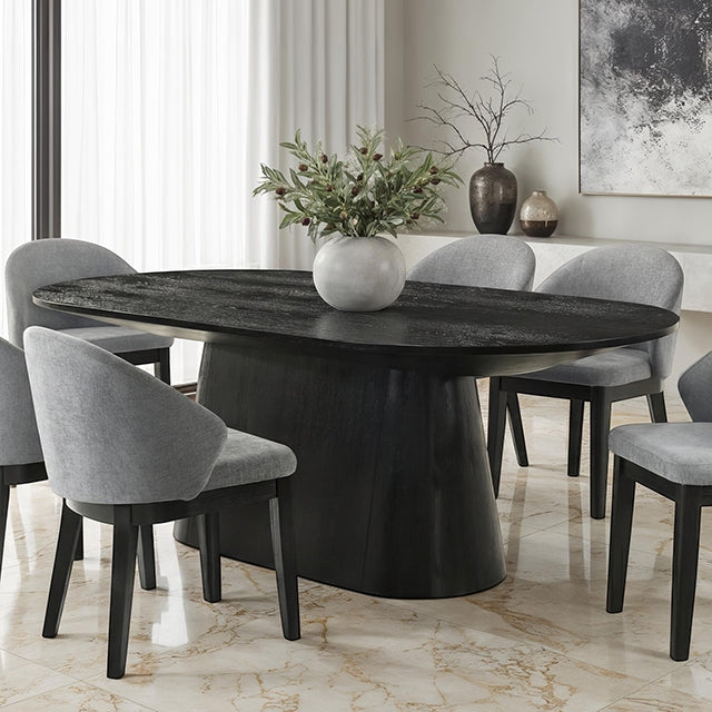 Tottenham 5 Pc Dining Table Set - Black / 5 Pc. Dining Table Set