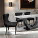 Portanova 7 Pc Dining Table Set - Chrome