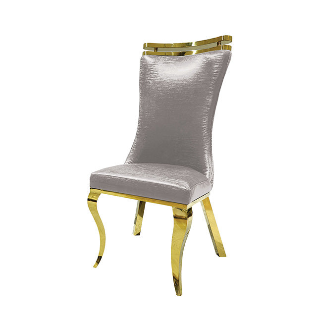 Palazzo Chair, Gold/Black (Set of 2)
