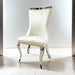 Basilicata Chair, Silver/White (Set of 2)
