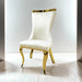 Basilicata Gold Chair (Set of 2) - White