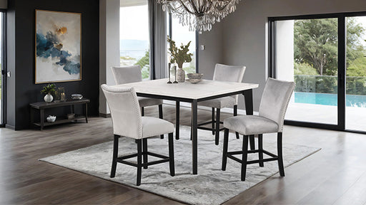 Sabro Square Counter Ht. Table - Black/White