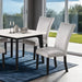 Sabro Square Dining Table - Black/White