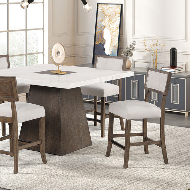 Grasten Counter Ht. Table - Dark Walnut
