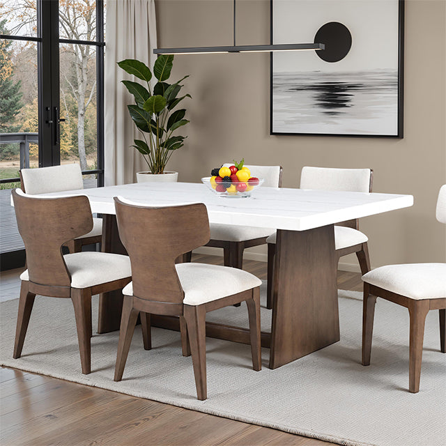 Caerwys Dining Table - Brown