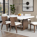 Caerwys Dining Table - Brown