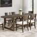 Vellara Dining Table, Wood Top - Dark Walnut