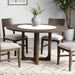 Vellara Round Dining Table - Dark Walnut
