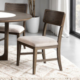 Vellara Side Chair (Set of 2) - Dark Walnut