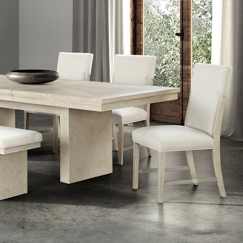 Hagerman 7 Pc Dining Table Set - Natural