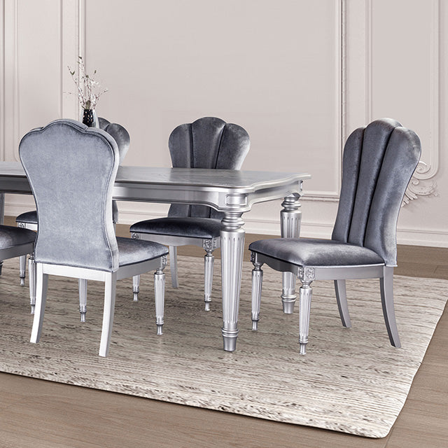 Melodi Parc Dining Table - Silver