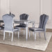 Melodi Parc Dining Table - Silver