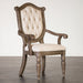 Seven Oaks Arm Chair (Set of 2) - Weathered Oak/Beige