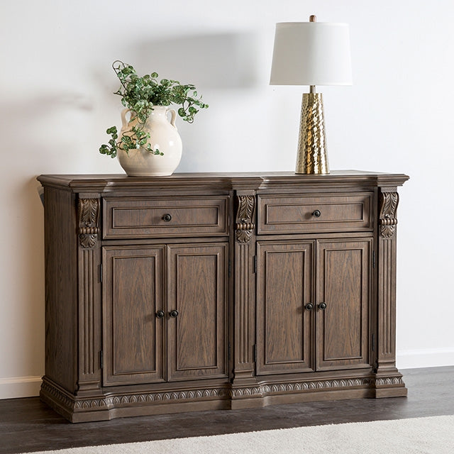 Seven Oaks Side Board - Weathered Oak