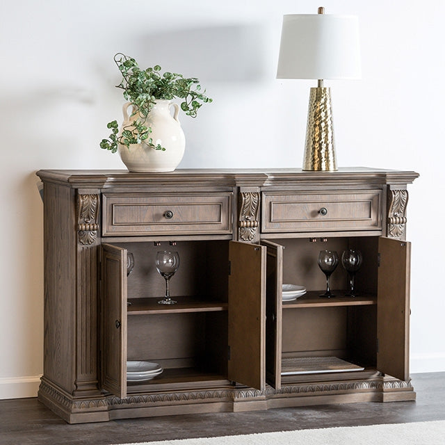 Seven Oaks Side Board - Weathered Oak