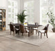 Morden Side Chair (Set of 2) - Dark Walnut/Off-White
