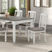 Pendola 7 Pc Dining Table Set - Rustic White