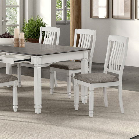 Mesa de comedor Pendola - blanco rústico