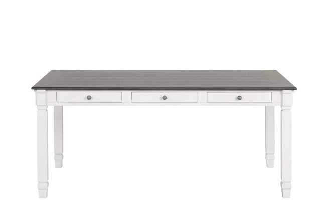 Pendola 7 Pc Dining Table Set - Rustic White