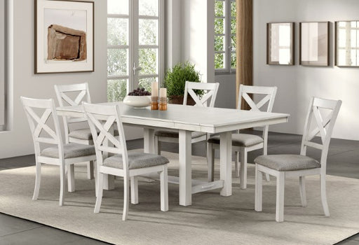 Ferrone Dining Table - Rustic White Oak