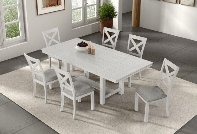 Ferrone Dining Table - Rustic White Oak