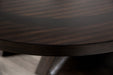 Holsworthy Round Dining Table - Espresso