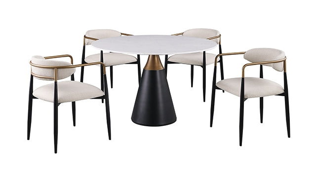 Hobro 5 Pc. Dining Table Set - Black