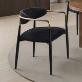Gaetani Arm Chair (Set of 2) - Black