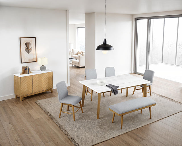 Mandier 5 Pc. Dining Table Set - Natural