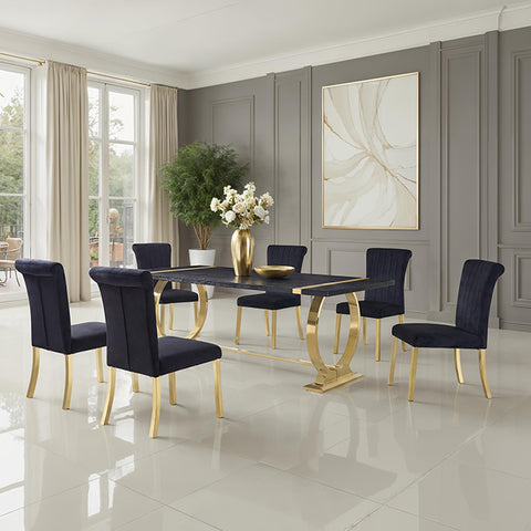 Juego de comedor Horley de 7 piezas
