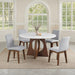 Ostbirk 5 Pc. Dining Table Set - Walnut