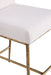 Rilva Counter Ht. Stool (Set of 1) - Matte Gold