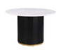 Borden 5 Pc. Dining Table Set - Black/White