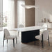 Borden 5 Pc. Dining Table Set - Black/White - 5 Pc. Dining Table Set (FM37019BK-T-5PC)