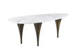 Ciaran 5 Pc. Dining Table Set - Black/White