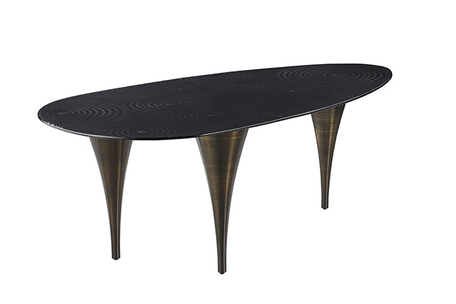 Dublin 5 Pc. Dining Table Set - Obsidian Black