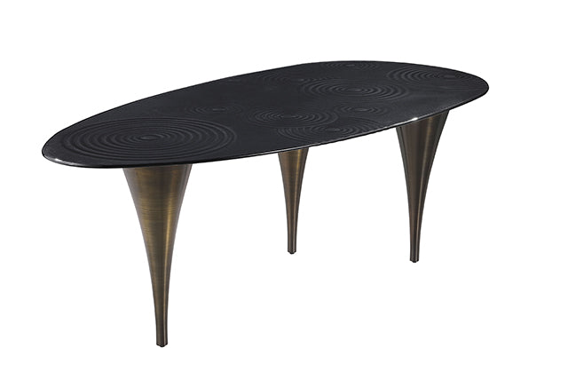 Dublin 5 Pc. Dining Table Set - Obsidian Black