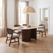 Narvik 5 Pc. Dining Table Set - Light Beige/Walnut / 5 Pc. Dining Table Set (FM37026BG-OT-5PC-DW)