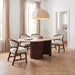 Narvik 5 Pc. Dining Table Set - Light Beige/Walnut / 5 Pc. Dining Table Set (FM37026BG-OT-5PC-WH)