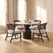 Cirava 5 Pc. Dining Table Set - Light Beige/Walnut / 5 Pc. Dining Table Set (FM37027BG-RT-5PC-DW)
