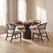Cirava 5 Pc. Dining Table Set - Red/Walnut / 5 Pc. Dining Table Set (FM37027RD-RT-5PC-WH)