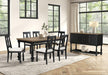 Neue Mills Rect. Dining Table - Black